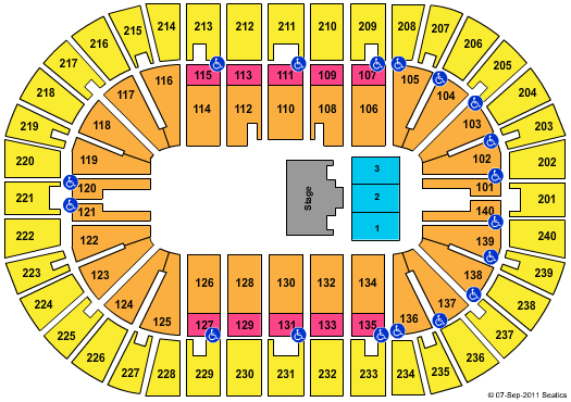 US Bank Arena Seating Chart
