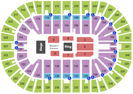 Ppg Arena Seating Chart Wwe