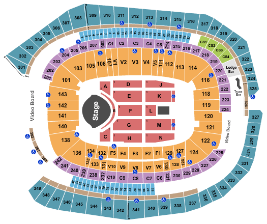 US Bank Stadium Seating Chart