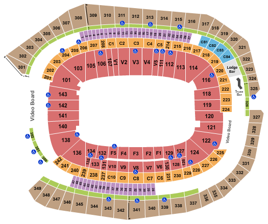 US Bank Stadium Seating Chart: Monster Jam