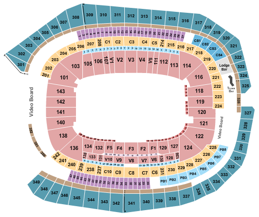 US Bank Stadium Seating Chart: Monster Jam