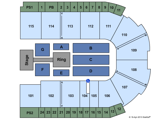 Us Cellular Coliseum Seating Map