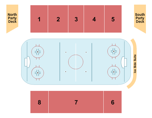 Usg Arena Seating Chart: Hockey