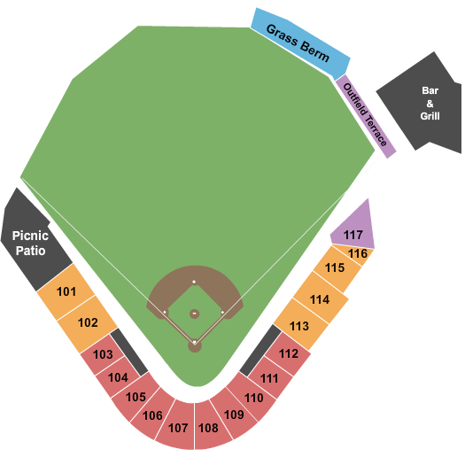 U.S. Steel Yard Seating Chart: Baseball
