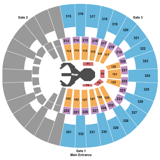 McKenzie Arena Seating Chart: Cirque Du Soleil 2