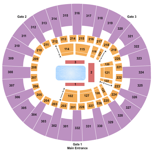 McKenzie Arena Seating Chart