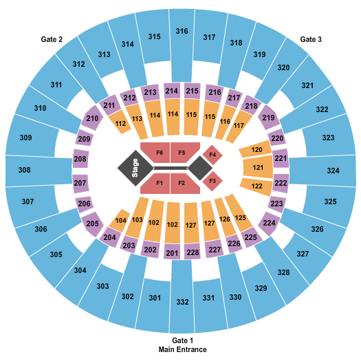 McKenzie Arena Seating Chart: King & Country