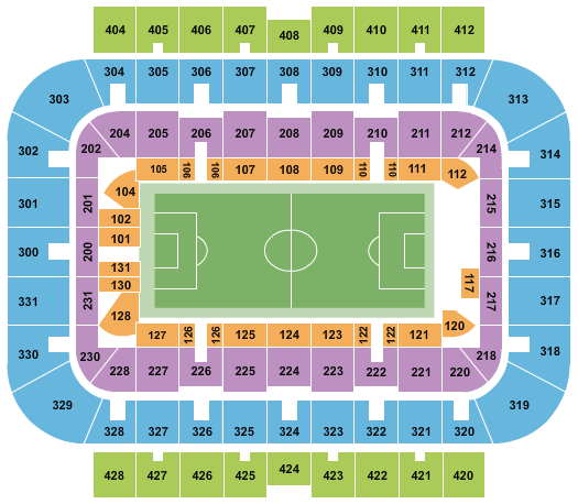 UWM Panther Arena Seating Chart: Soccer