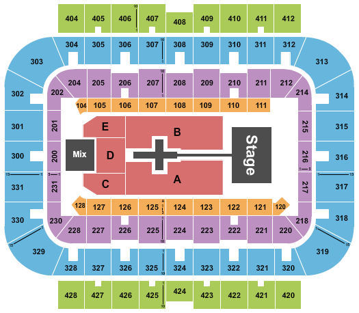 UWM Panther Arena Seating Chart: TobyMac