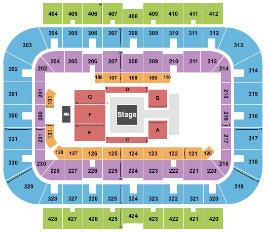 UWM Panther Arena Seating Chart: Wrestling 3