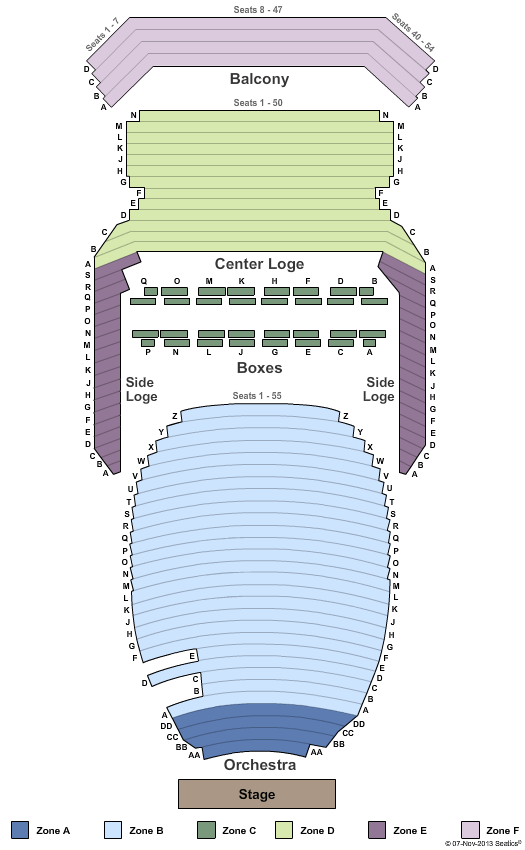 Uihlein Hall Marcus Center Seating Chart