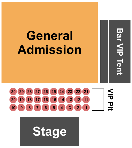 Umatilla County Fair Seating Chart: Endstage VIP Pit