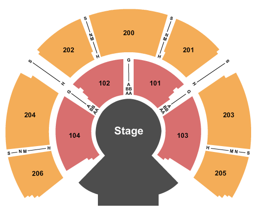 Under The Big Top Seating Chart