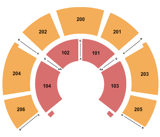 Under The Big Top - Stampede Park Lot 6 Seating Chart: Cirque du Soleil