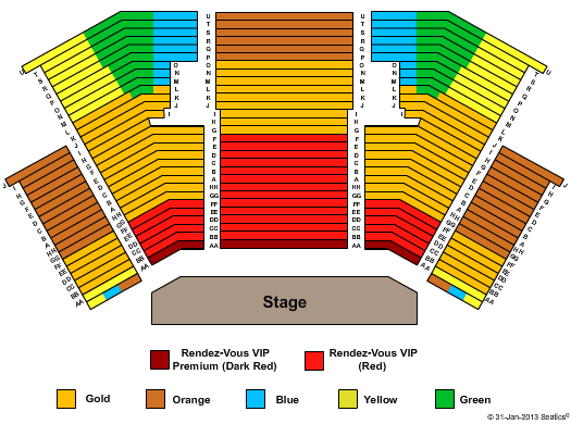 Under The White Big Top - Laval Seating Map