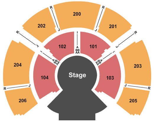 Under the Big Top - Feria de Navidad Seating Chart: Cirque