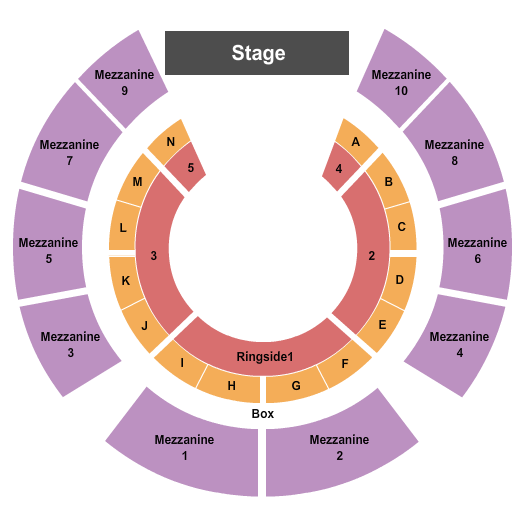 Under the Big Top at Nathan Benderson Park's Regatta Island Seating Chart: Circus