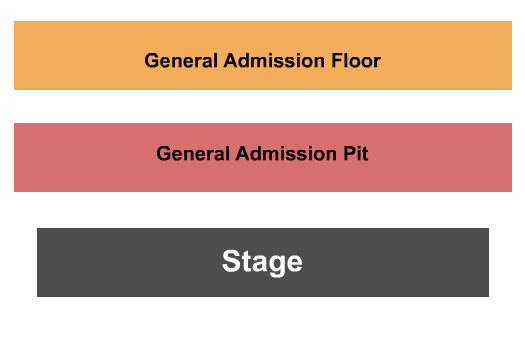 Union Station Trainshed Seating Chart: General Admission