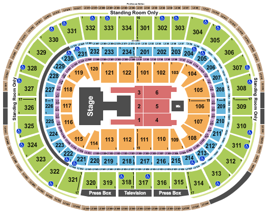 United Center Seating Chart: Aespa