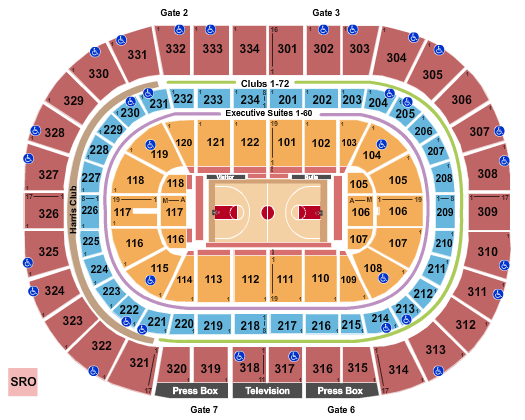 United Center Map