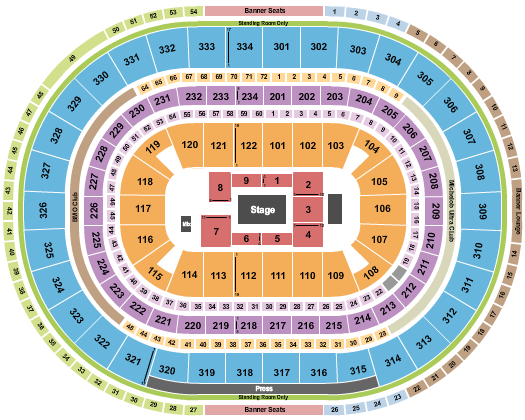 United Center Seating Chart: Big Jam
