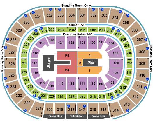 Harry Styles Indianapolis Seating Chart