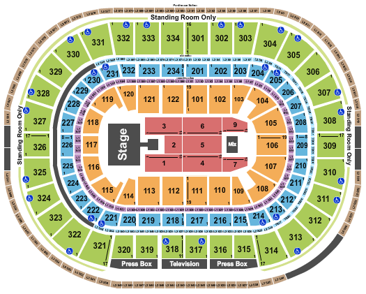 United Center Seating Chart: Brandy