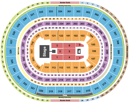 United Center Seating Chart: Brandy