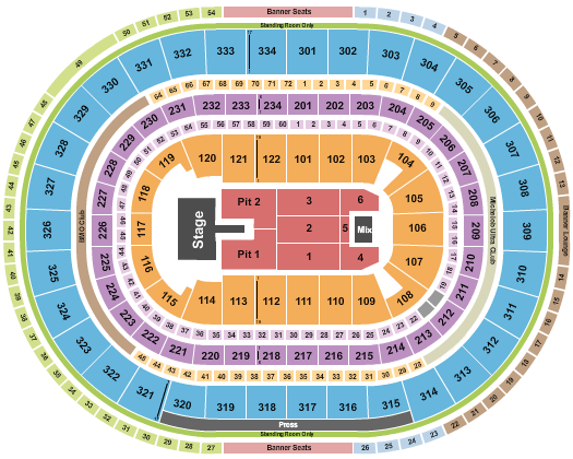 United Center Seating Chart: Brent Faiyaz