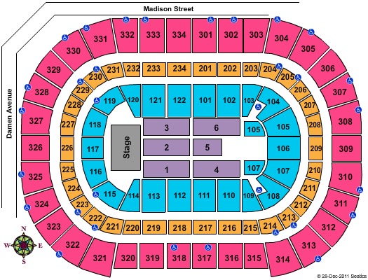 United Center Seating Chart