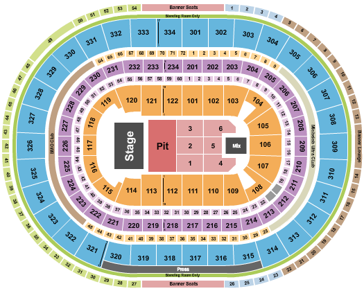 United Center Seating Chart: Daniel Caesar