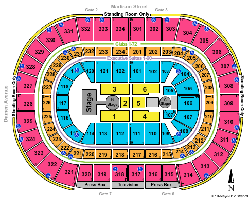 United Center Seating Chart
