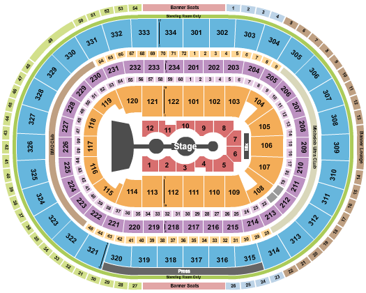 United Center Seating Chart: Gracie Abrams