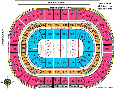 United Center Seating Chart