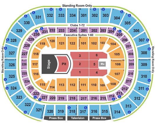 United Center Seating Chart: Ivan Cornejo