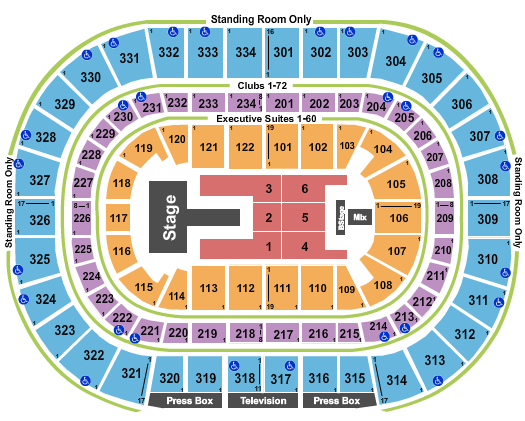 United Center Seating Chart: J Balvin