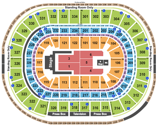 United Center Seating Chart: Jelly Roll