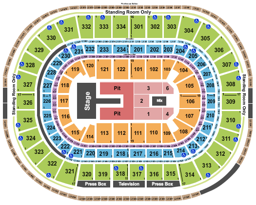 United Center Seating Chart: Laufey