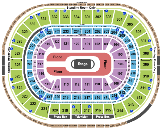 United Center Seating Chart: Lil Durk