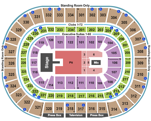 United Center Seating Chart: Lorde