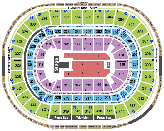 United Center Seating Chart: Maverick City Music