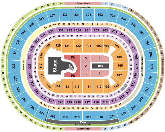 United Center Seating Chart: Megan Moroney