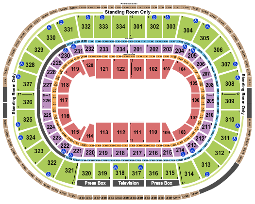 United Center Seating Chart: Monster Trucks