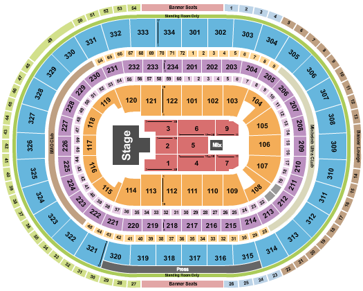 United Center Seating Chart: Nick Cannon