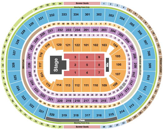 United Center Seating Chart: Omar Courtz