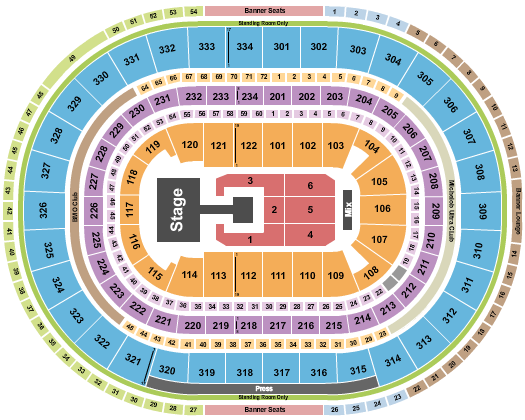 United Center Seating Chart: P1Harmony