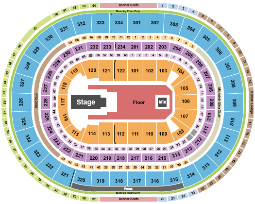 United Center Seating Chart: Playboi Carti