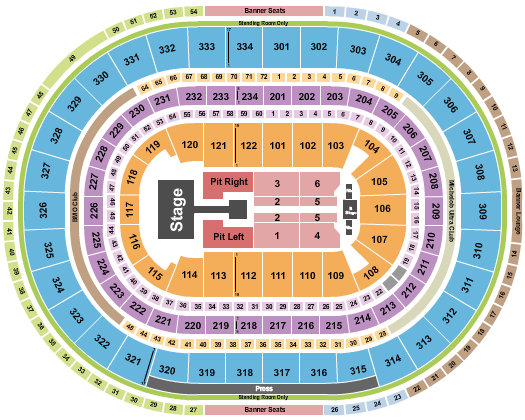 United Center Seating Chart: Sombr