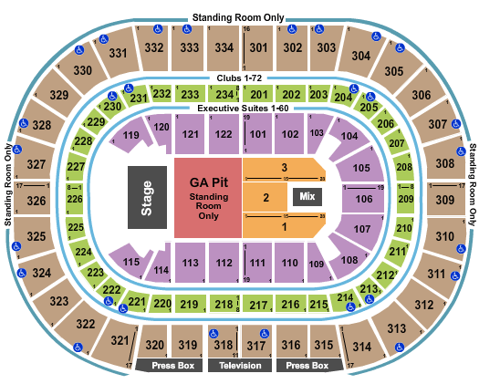 Jay Z United Center Seating Chart