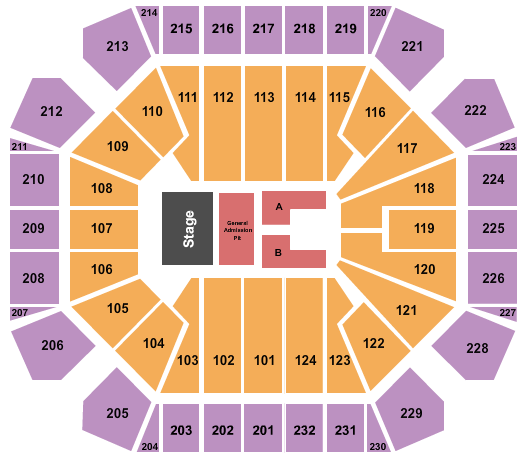 United Supermarkets Arena Seating Chart